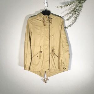 🌻Love Tree Tan Utility Hoodie Jacket Beige
